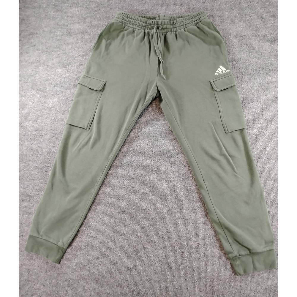 Adidas Essentials Fleece Cargo Pants M HT3635 Mens Jogger Utility Athletic Wear